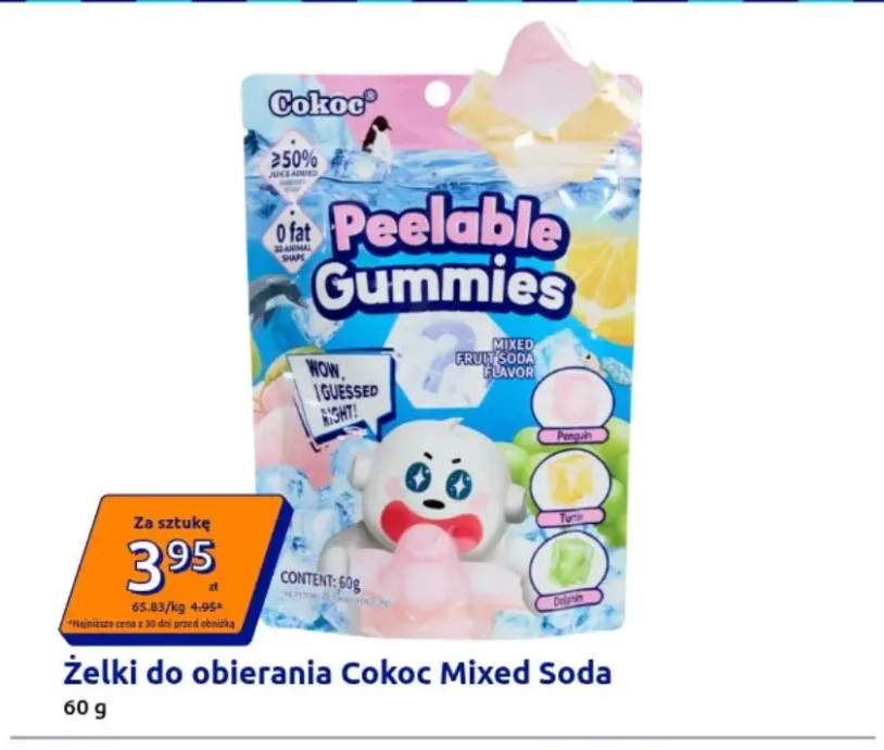 Żelki do obierania Cokoc Mixed Soda