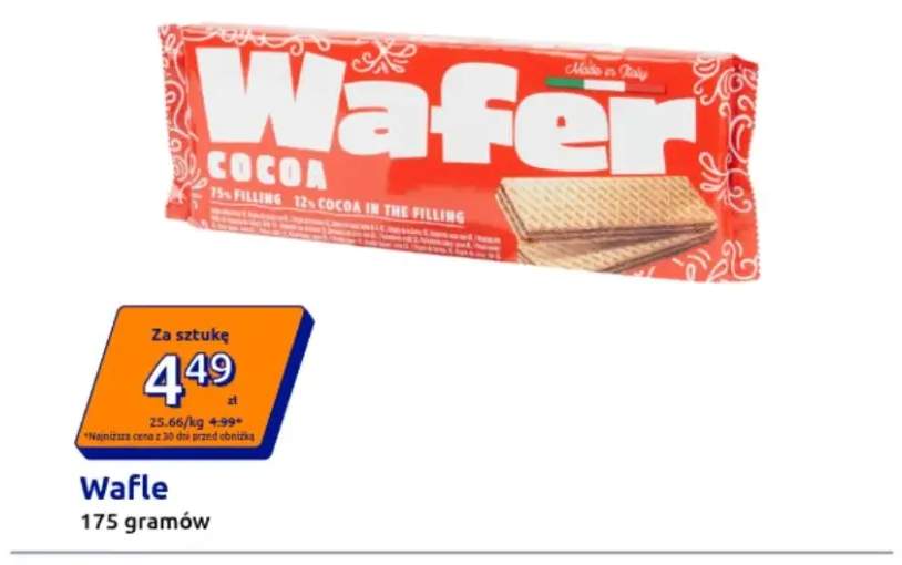 Wafle kakaowe Wafer
