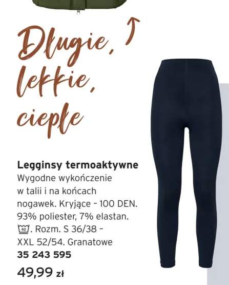 Legginsy termoaktywne