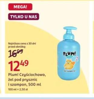 Żel pod prysznic i szampon Plum! Czyściochowo