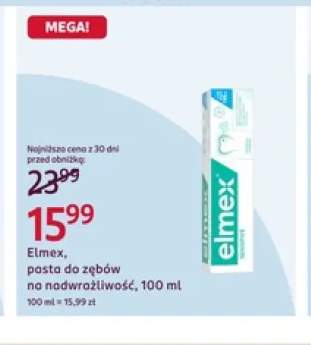 Pasta do zębów na nadwrażliwość Elmex