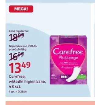 Wkładki higieniczne Carefree
