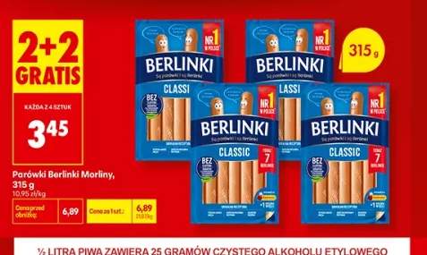 Parówki Berlinki Morliny