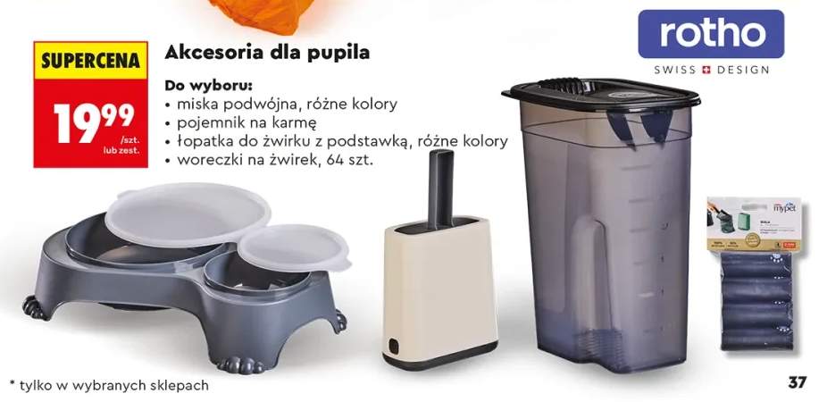 Miska podwójna Rotho +3 warianty