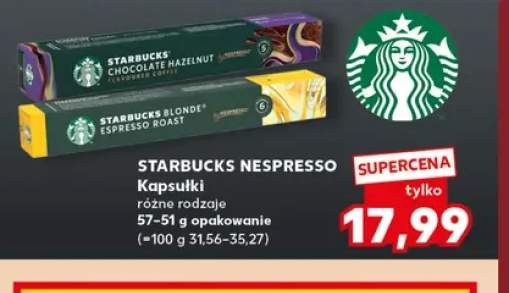 Kapsułki do kawy Starbucks Nespresso Chocolate Hazelnut +1 wariant