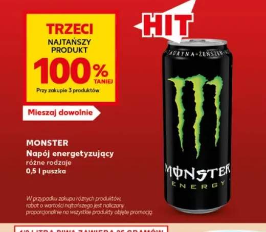 Napój energetyzujący Monster
