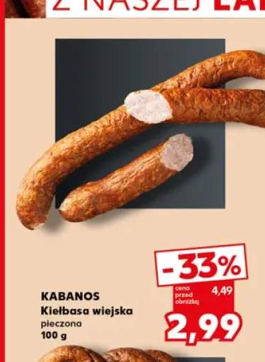 Kiełbasa wiejska pieczona Kabanos