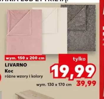 Koc 150x200 cm Livarno +1 wariant