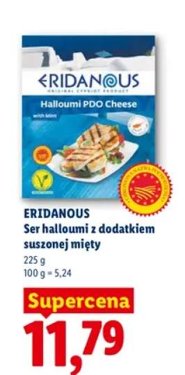 Ser halloumi z dodatkiem suszonej mięty Eridanous