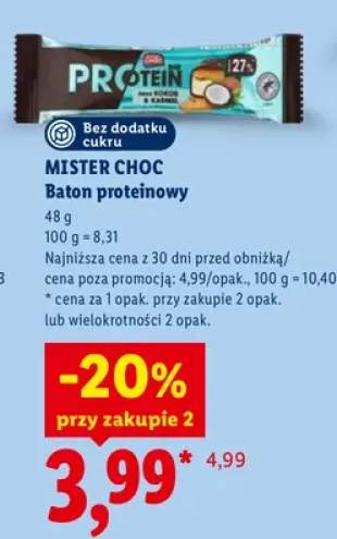 Baton proteinowy Mister Choc