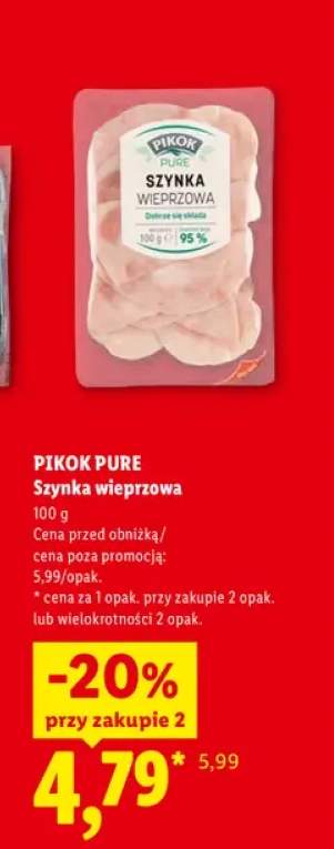 Szynka wieprzowa Pikok Pure