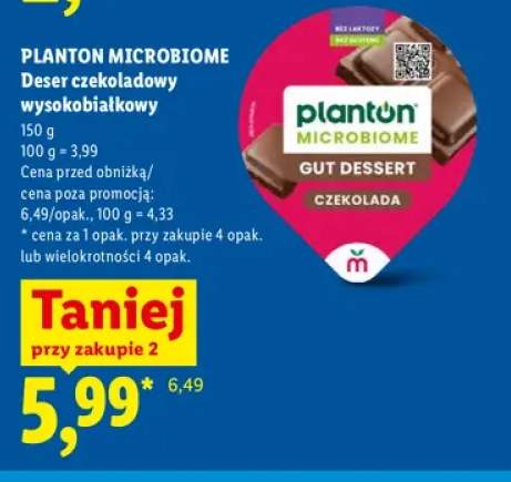 Deser czekoladowy wysokobiałkowy Planton Microbiome
