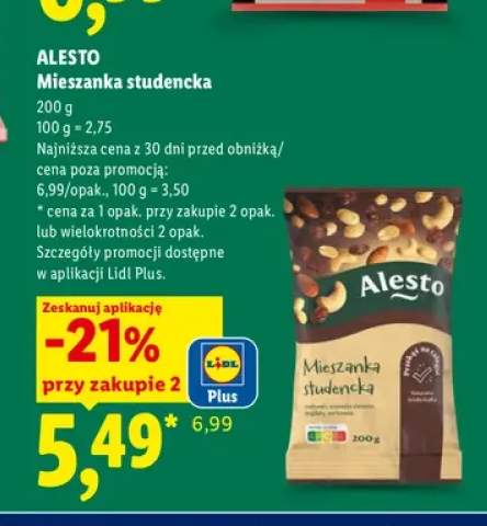 Mieszanka studencka Alesto