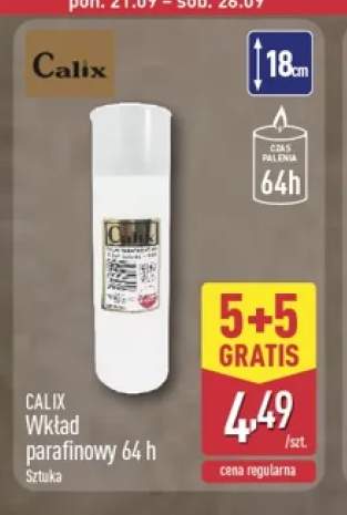 Wkład parafinowy 64h Calix