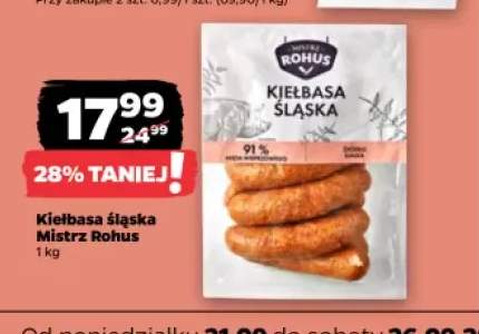 Kiełbasa śląska Mistrz Rohus