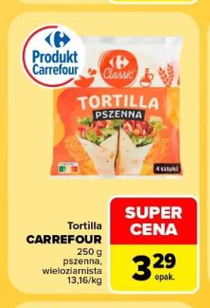 Tortilla wieloziarnista Carrefour +1 wariant