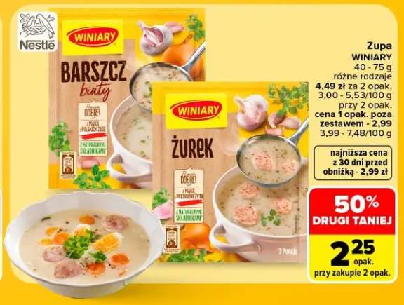Zupa barszcz biały Winiary +1 wariant