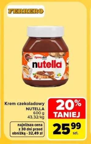 Krem czekoladowy Nutella