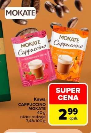 Kawa rozpuszczalna Cappuccino Mokate rozgrzewający miód +1 wariant