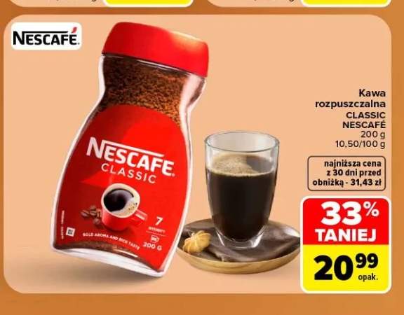 Kawa rozpuszczalna Classic Nescafé