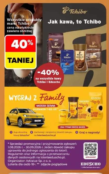 Kawa ziarnista Produkty marki Tchibo +8 wariantów