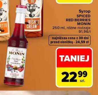 Syrop Spiced Red Berries Monin
