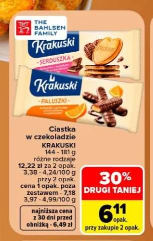 Ciastka w czekoladzie Krakuski
