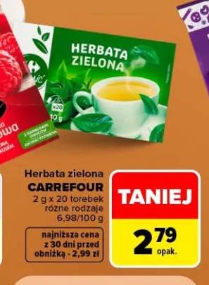 Herbata zielona Carrefour