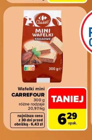 Wafelki mini Carrefour