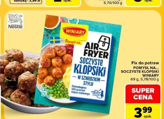 Fix do potraw Pomysł na... Soczyste klopsiki Winiary