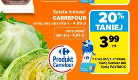 Sałata lodowa Carrefour