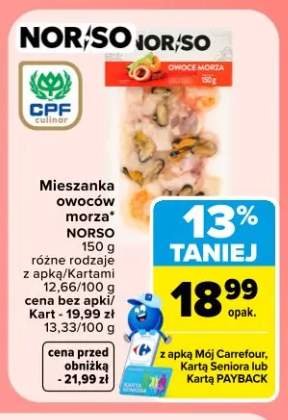 Mieszanka owoców morza NORSO