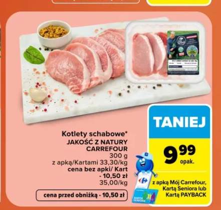 Kotlety schabowe Jakość z Natury Carrefour