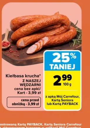 Kiełbasa krucha Z Naszej Wędzarni