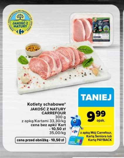 Kotlety schabowe Jakość z Natury Carrefour