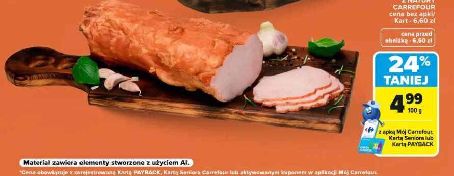 Polędwica wędzona Jakość z Natury Carrefour