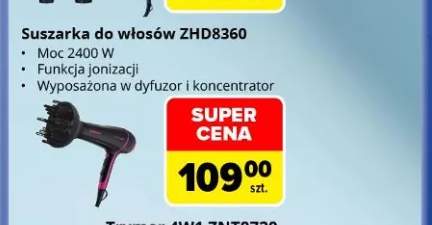 Suszarka do włosów ZHD8360 Zelmer