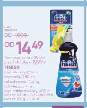 Płyn do oczyszczania zmywarki Finish +3 warianty