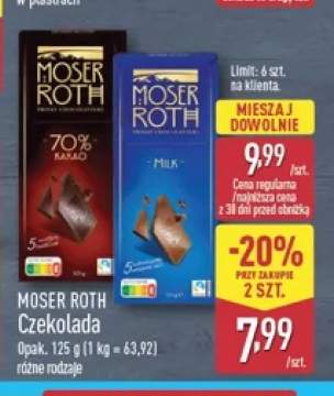 Czekolada Moser Roth