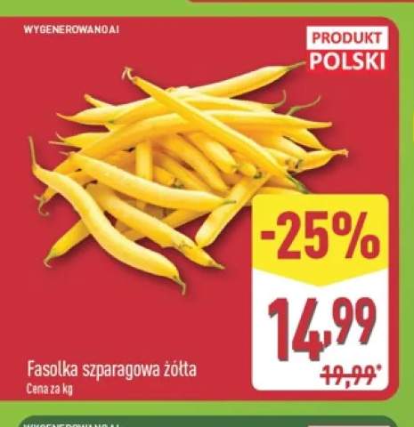 Fasolka szparagowa żółta