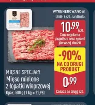 Mięso mielone z łopatki wieprzowej Mięsne Specjały