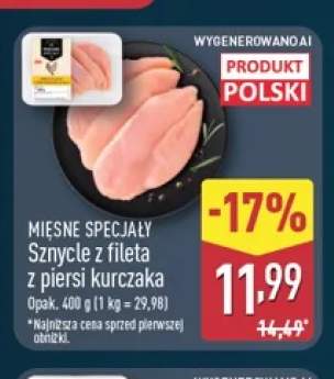 Sznycle z fileta z piersi kurczaka Mięsne Specjały