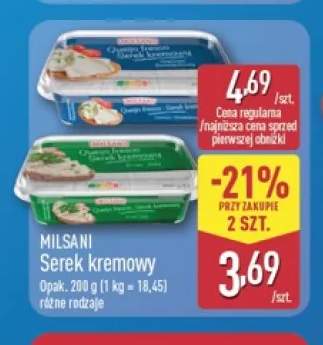 Serek kremowy Milsani