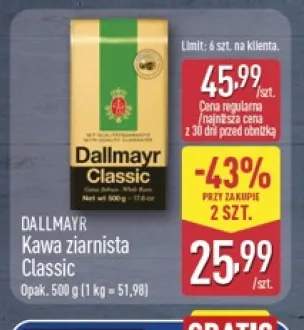 Kawa ziarnista Classic Dallmayr
