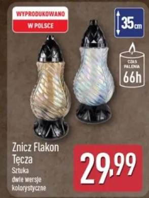 Znicz Flakon Tęcza