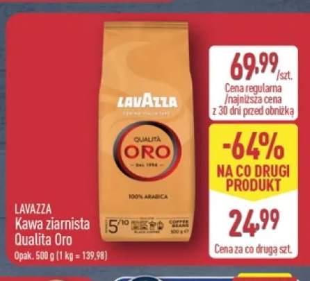 Kawa ziarnista Qualita Oro Lavazza