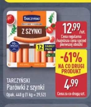 Parówki z szynki Tarczyński
