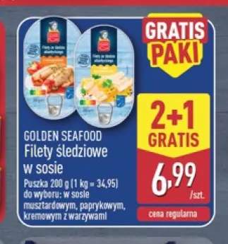 Filety śledziowe w sosie musztardowym Golden Seafood +2 warianty
