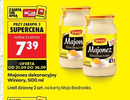 Majonez dekoracyjny Winiary