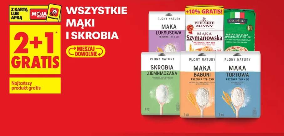 Mąki i skrobia +6 wariantów